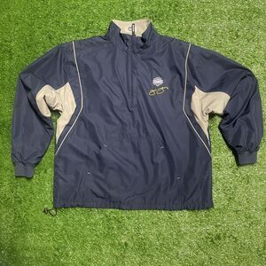 Chase Authentics NASCAR Jimmie Johnson Lowe’s Quarter Zip Pullover Men’s XL Blue